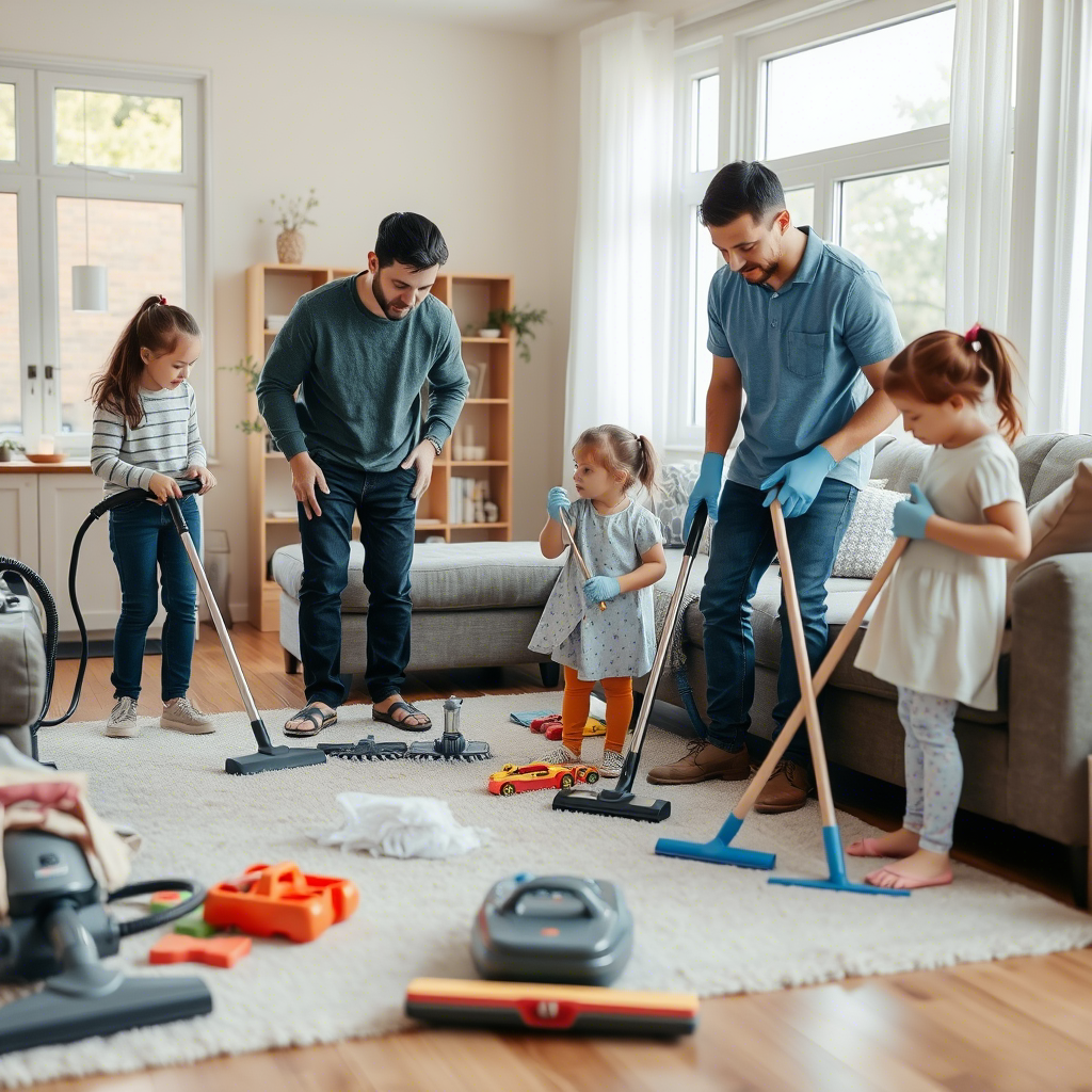 Common Mistakes to Avoid When Deep Cleaning a Home with Children
