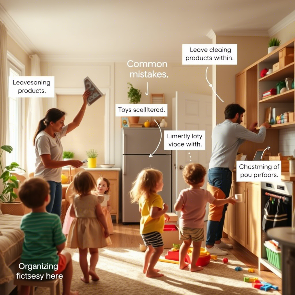 Common Mistakes to Avoid When Deep Cleaning a Home with Children الأخطاء الشائعة التي يجب تجنبها عند التنظيف العميق